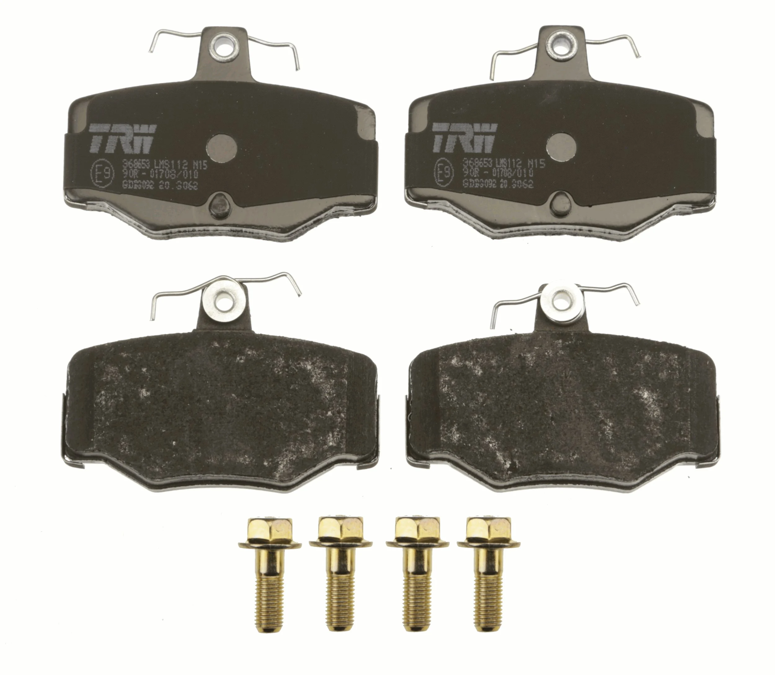 GDB3092 TRW Sapatas do freio traseiras de disco
