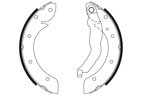 GS8528 TRW Sapatas do freio traseiras de tambor