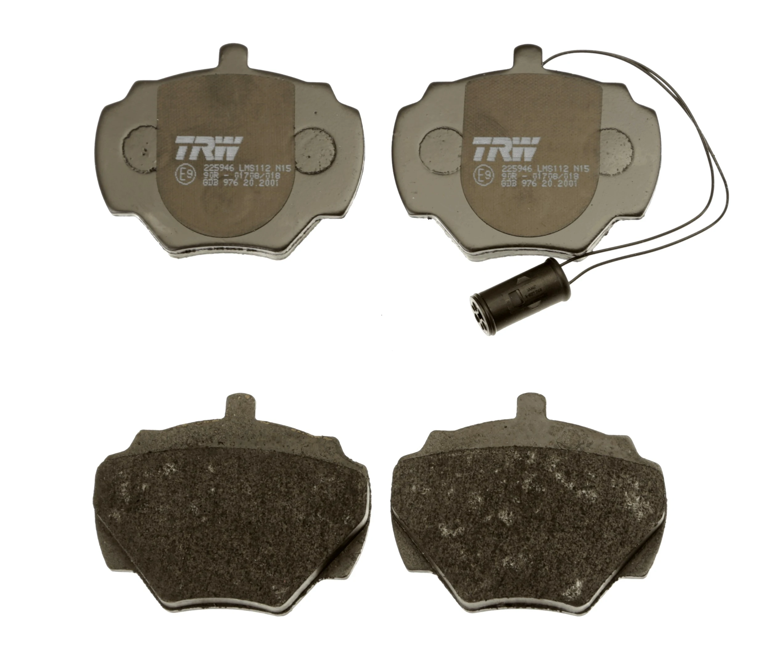 GDB976 TRW Sapatas do freio traseiras de disco