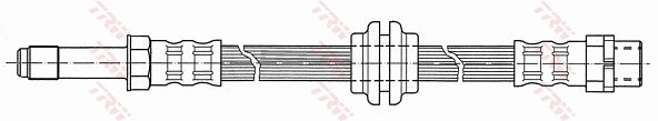  Mangueira do freio dianteira BMW 3 sedan (E46) (1998 - 2005) 