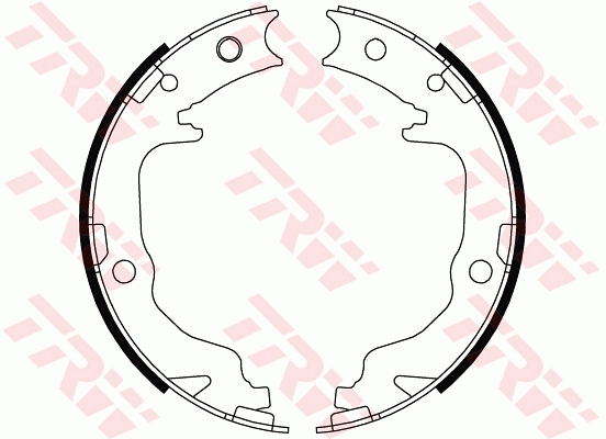 K05191215AB Fiat/Alfa/Lancia Sapatas do freio de estacionamento