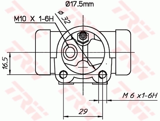 Cilindro traseiro do freio de rodas de trabalho para Alfa Romeo 33  905