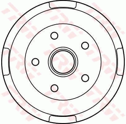 Tambor do freio traseiro para Mazda 626 III GD