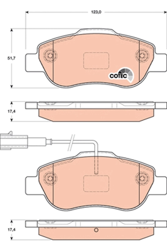 Sapatas do freio dianteiras de disco Fiat Panda II 169A ao melhor preço