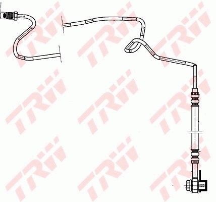 PHD942 TRW Mangueira do freio traseira direita