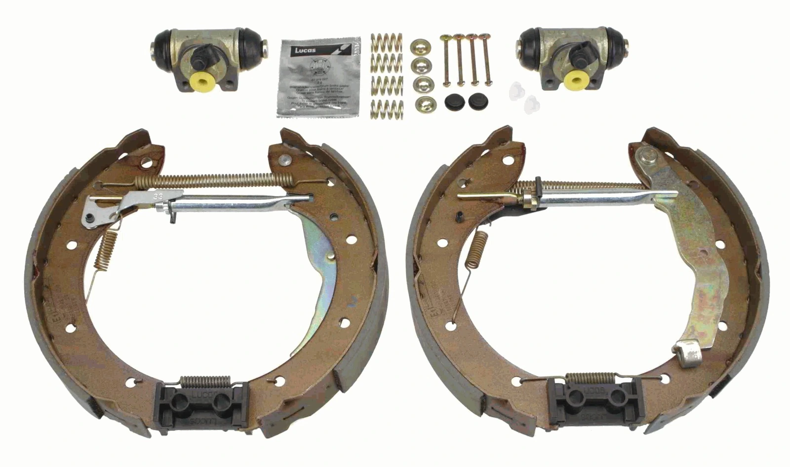 Sapatas do freio traseiras de tambor Fiat/Alfa/Lancia 51781990