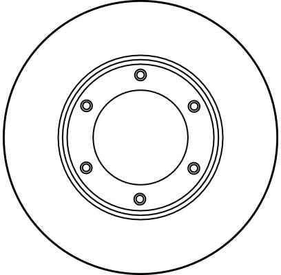  Disco do freio dianteiro Nissan Patrol SUV (K260) (1986 - 1994) 