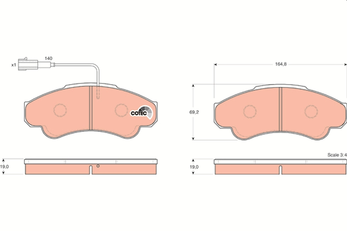 DP23024 Brembo Sapatas do freio dianteiras de disco