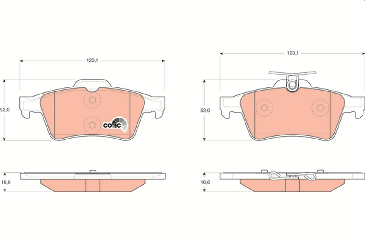 Sapatas do freio traseiras de disco Brembo DP24024