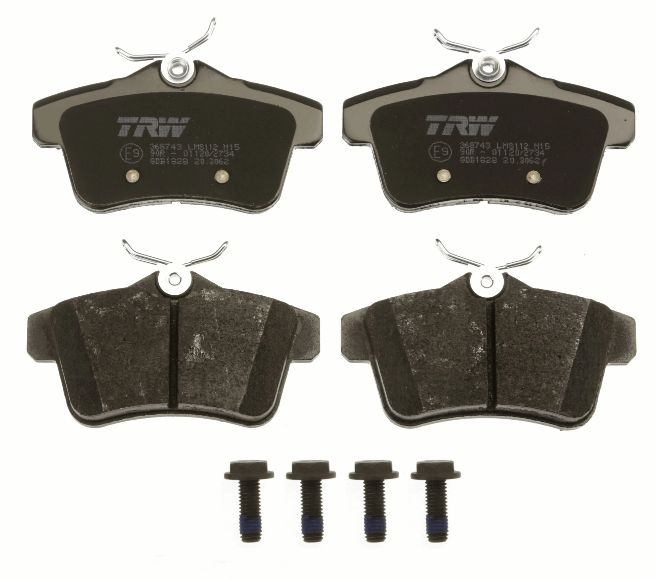  Sapatas do freio traseiras de disco Citroen C4 II hatchback (B7) (2010 - 2026) II