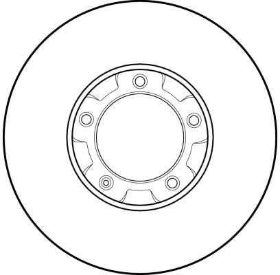  Disco do freio dianteiro Volkswagen LT 40-55 I сaixa (1975 - 1996) 40-55 I