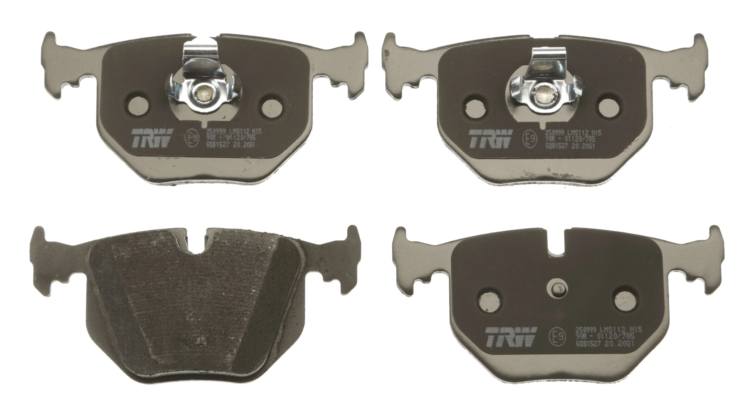 Compre Sapatas do freio traseiras de disco BMW 5 