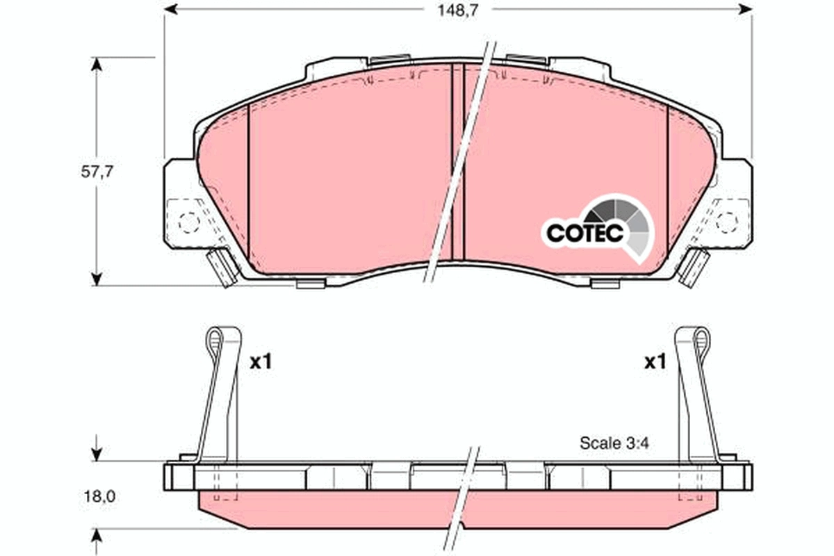 1Y363328Z Mazda Sapatas do freio dianteiras de disco