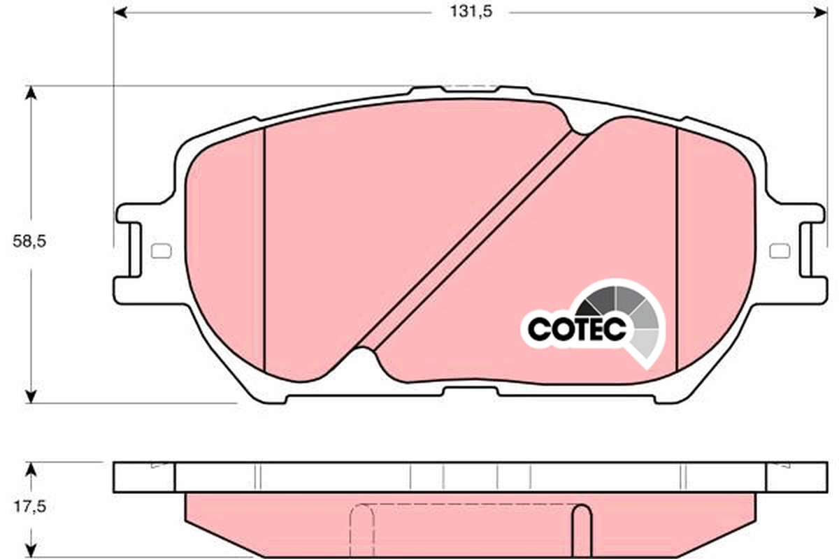 Compre Sapatas do freio dianteiras de disco Toyota Camry 5