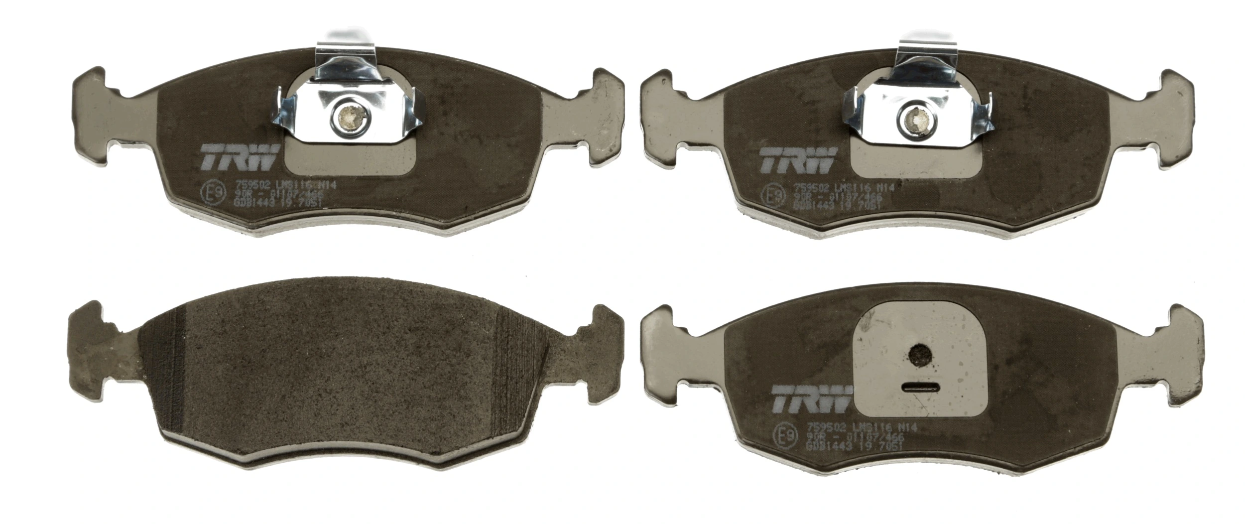 Compre Sapatas do freio dianteiras de disco Fiat Palio 