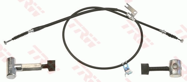 Cabo do freio de estacionamento traseiro esquerdo para Mazda 323 F VI BJ