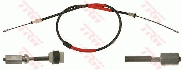 Cabo do freio de estacionamento traseiro direito 109007 Beca Cables
