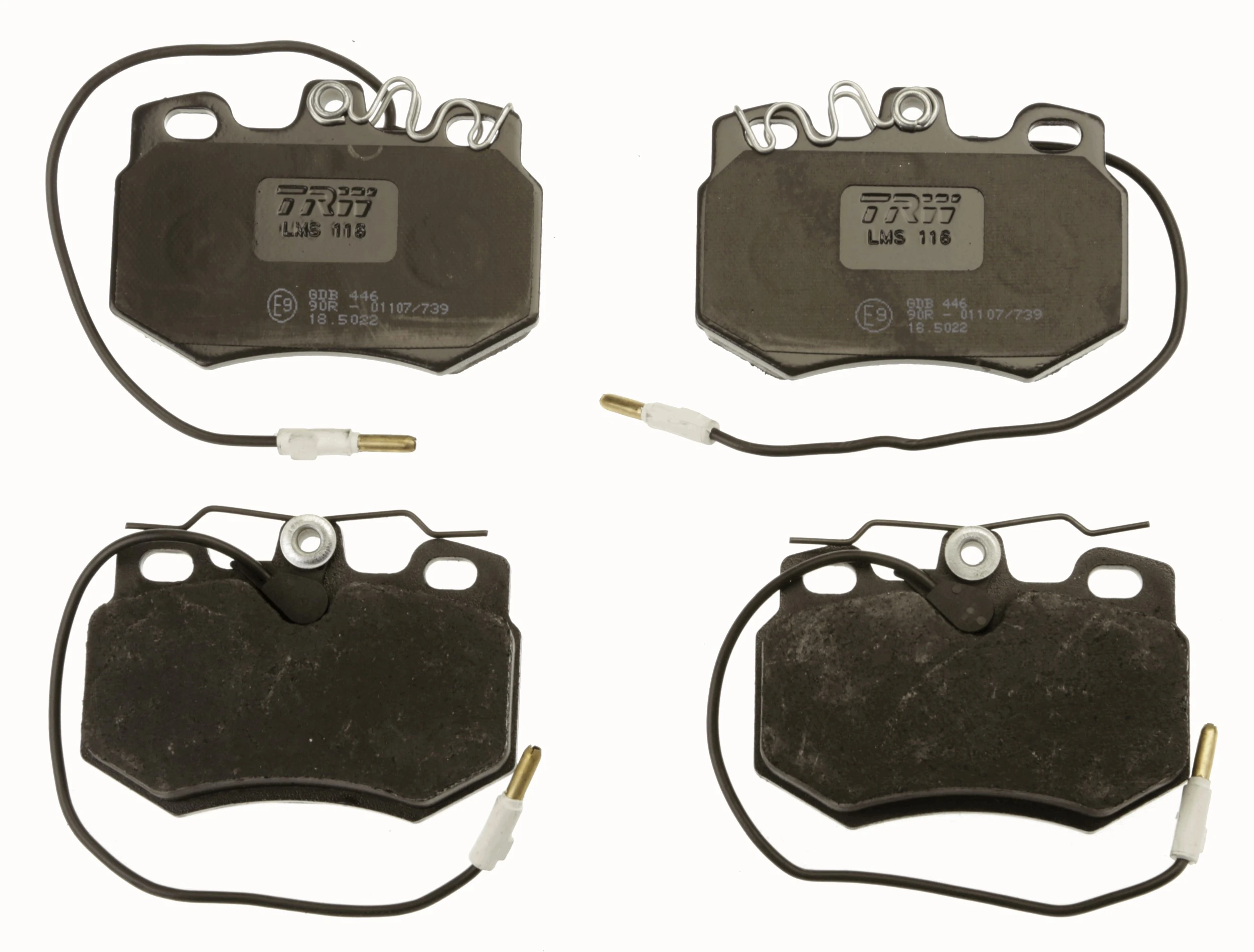 GDB446 TRW Sapatas do freio dianteiras de disco