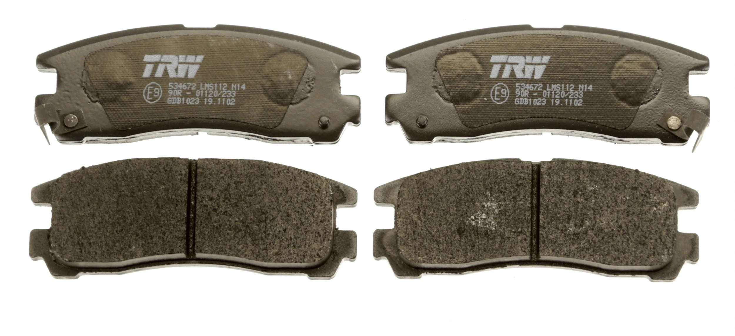  Sapatas do freio traseiras de disco Mitsubishi Galant VII hatchback (E5A, E7A, E8A) (1992 - 1996) VII