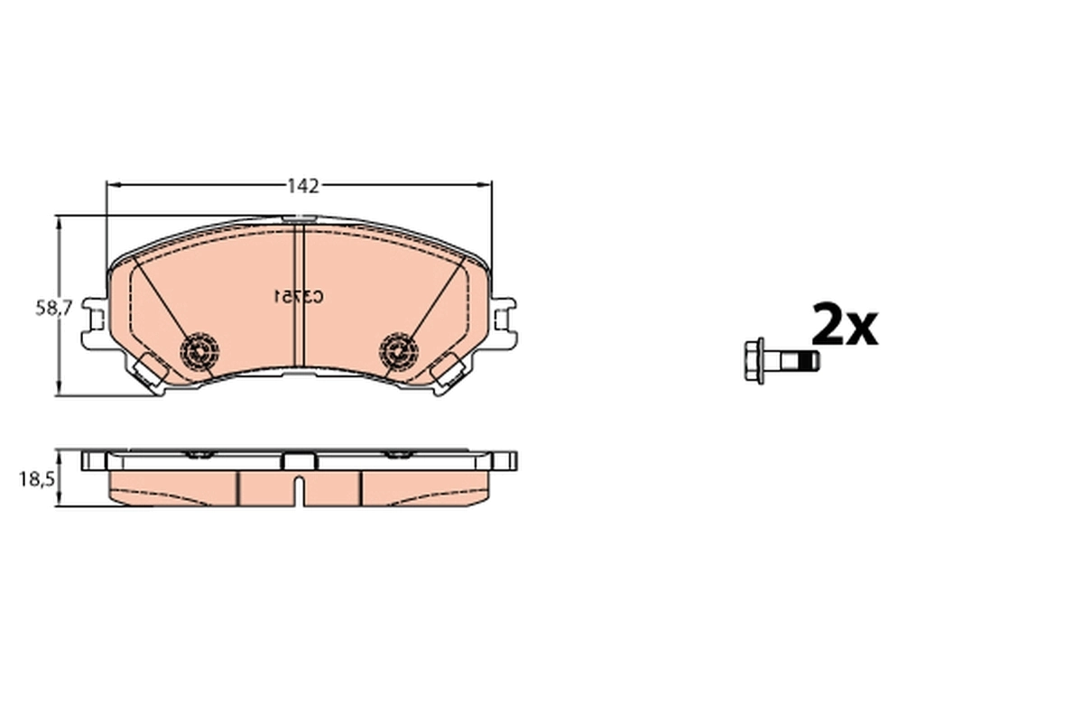 Sapatas do freio dianteiras de disco Renault Scenic IV R9 ao melhor preço