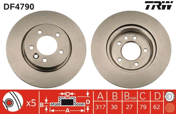 Disco do freio dianteiro Land Rover Discovery III LR3 ao melhor preço
