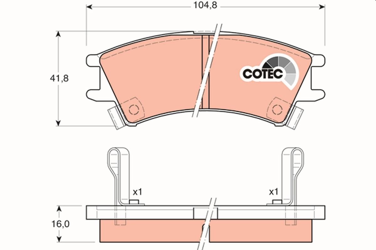 Compre PF0800 Magneti Marelli Sapatas do freio dianteiras de disco