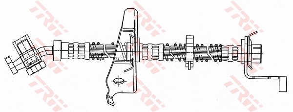 Mangueira do freio dianteira para Land Rover Discovery II LJ ,LT