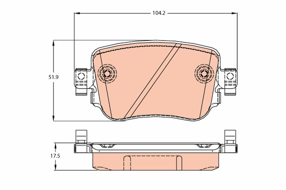 Sapatas do freio traseiras de disco Volkswagen Caddy IV SAA, SAH ao melhor preço