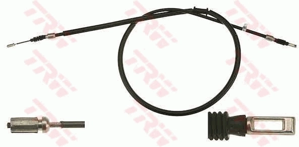  Cabo traseiro direito/esquerdo do freio de estacionamento Audi 80 B3 sedan (89, 89Q, 8A) (1986 - 1991) B3