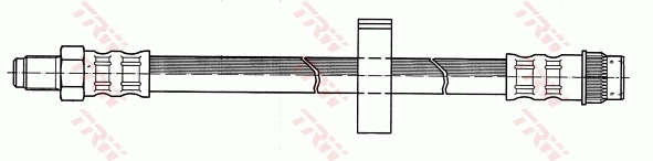 Mangueira do freio dianteira para Renault 9  L42