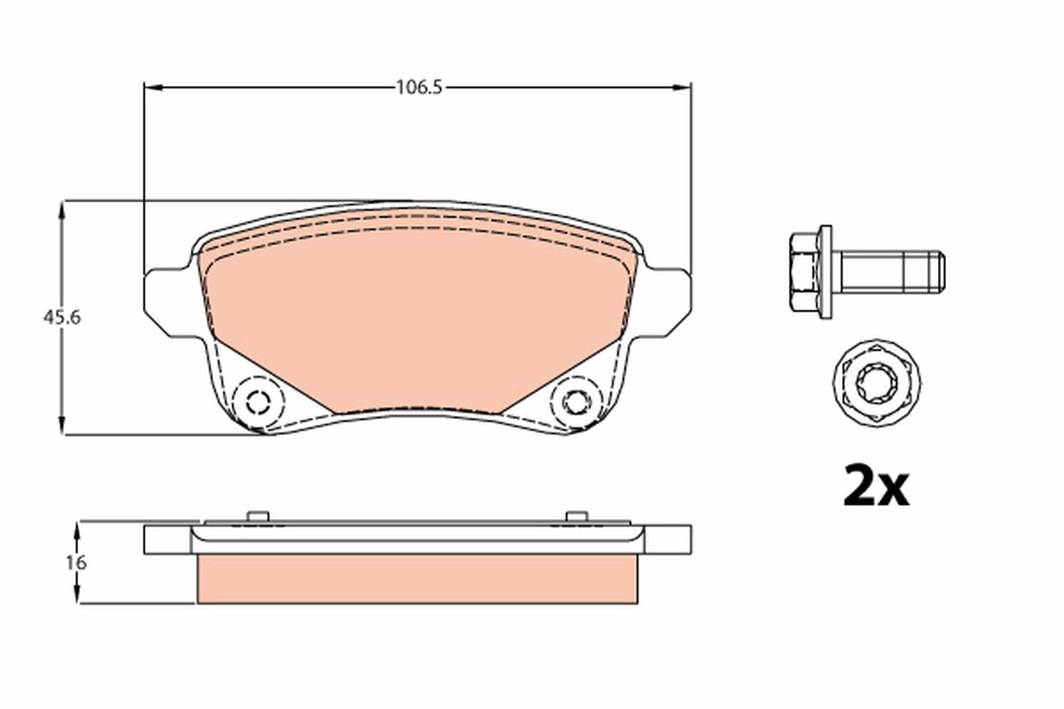 986494978 Bosch Sapatas do freio traseiras de disco
