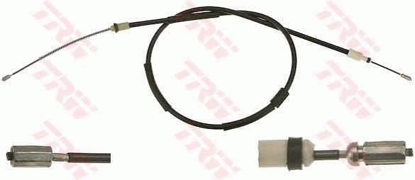 Cabo do freio de estacionamento traseiro esquerdo 109008 Beca Cables