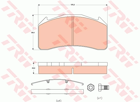 Compre 3093531 Volvo Sapatas do freio traseiras de disco