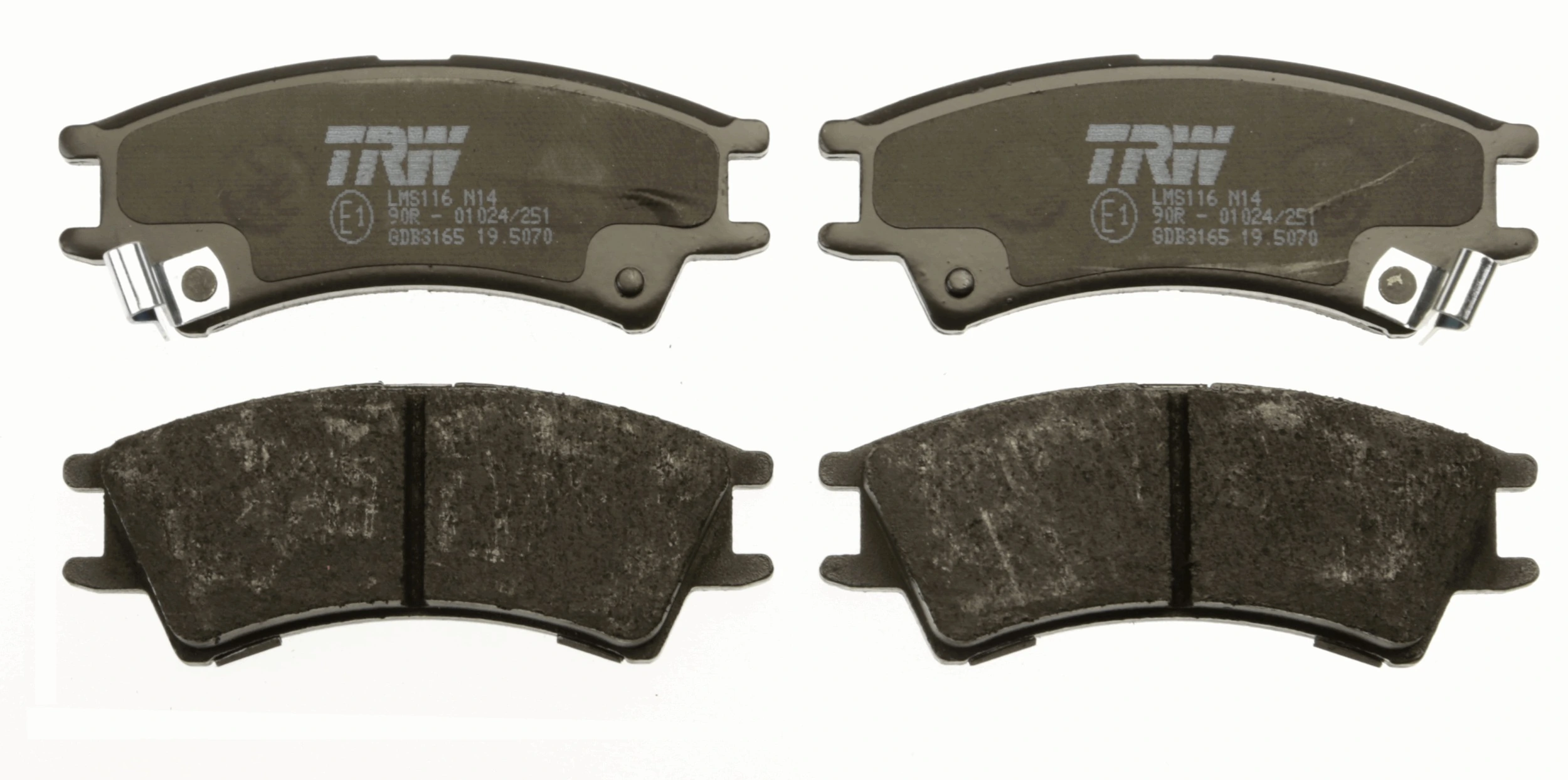 Sapatas do freio dianteiras de disco PF0800 Magneti Marelli