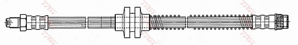 Mangueira do freio dianteira para Renault Scenic II JM0, JM1