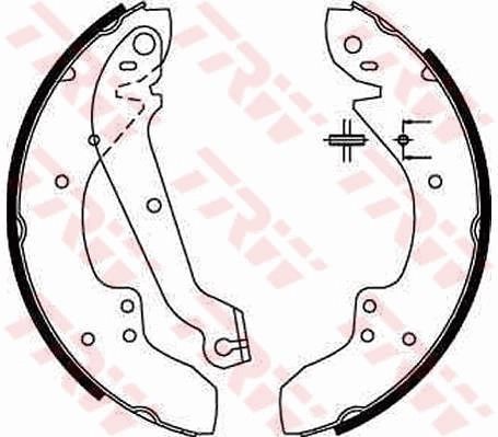 Sapatas do freio traseiras de tambor Hyundai/Kia 583054FA00 preço, a partir de 47,84 USD