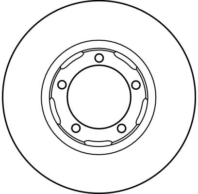 Disco do freio dianteiro para Mitsubishi L 300  L03P, L02P