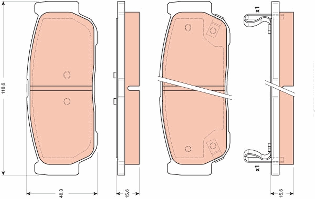 Sapatas do freio traseiras de disco Hyundai/Kia 4841321B10 preço, a partir de 27,37 USD