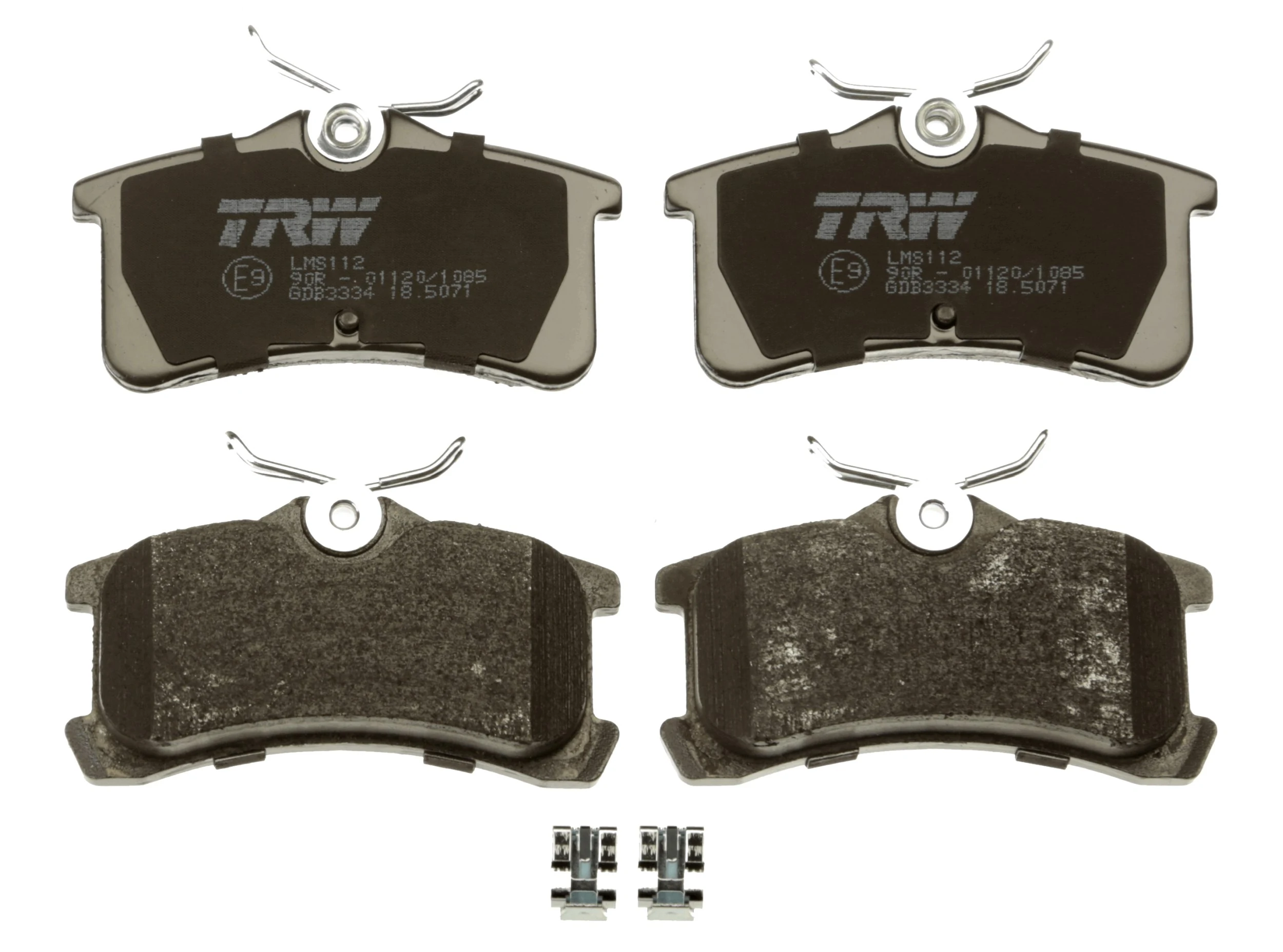 GDB3334 TRW Sapatas do freio traseiras de disco