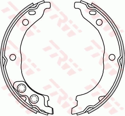 Sapatas do freio de estacionamento Citroen Jumper  244 ao melhor preço