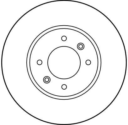 Disco do freio traseiro para Renault Espace II J63