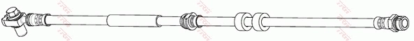  Mangueira do freio dianteira Volkswagen Polo V RUS sedan (602, 604, 612, 614) (2010 - 2026) V RUS