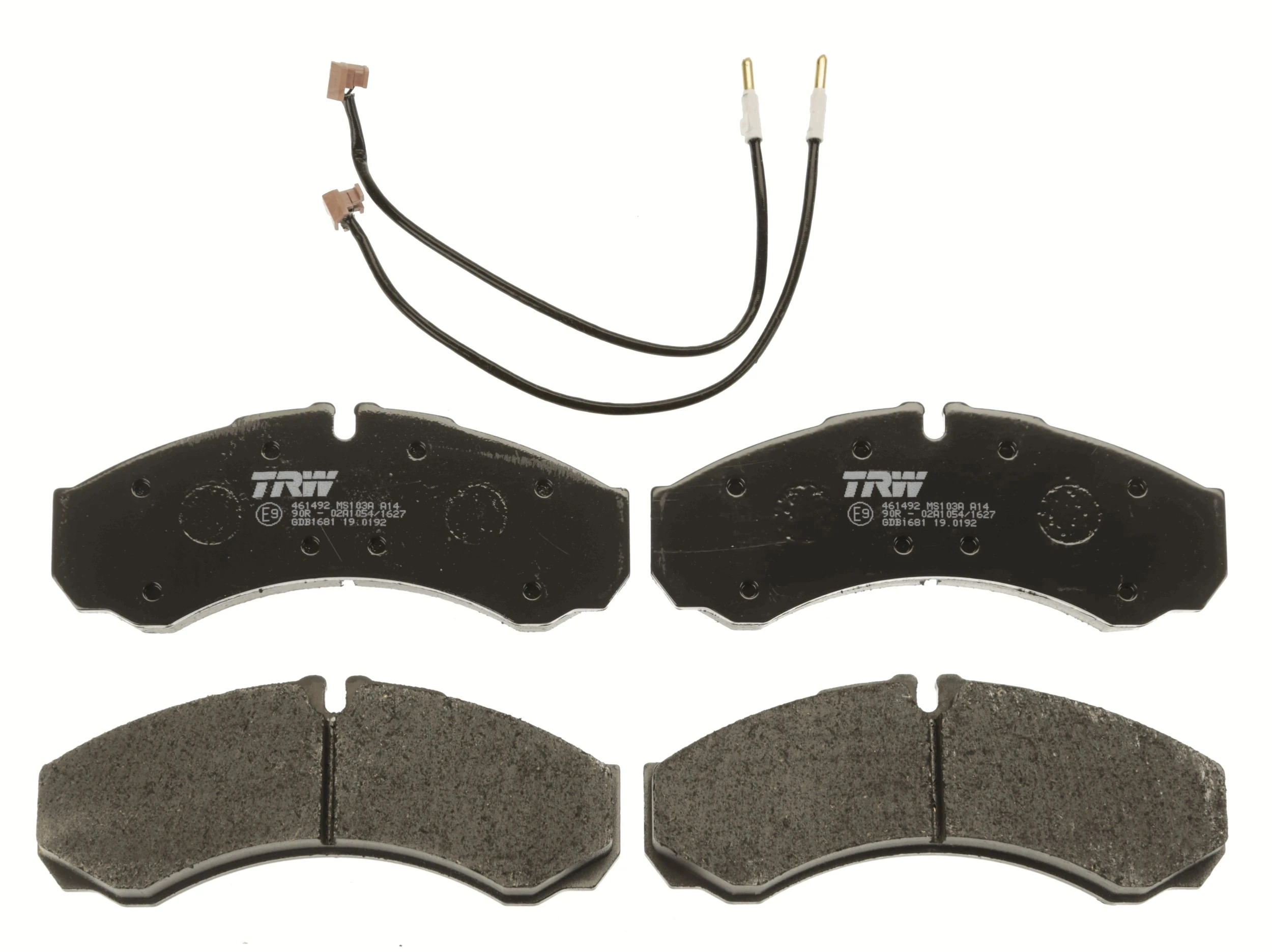 Sapatas do freio traseiras de disco Renault Trucks Mascott  HH