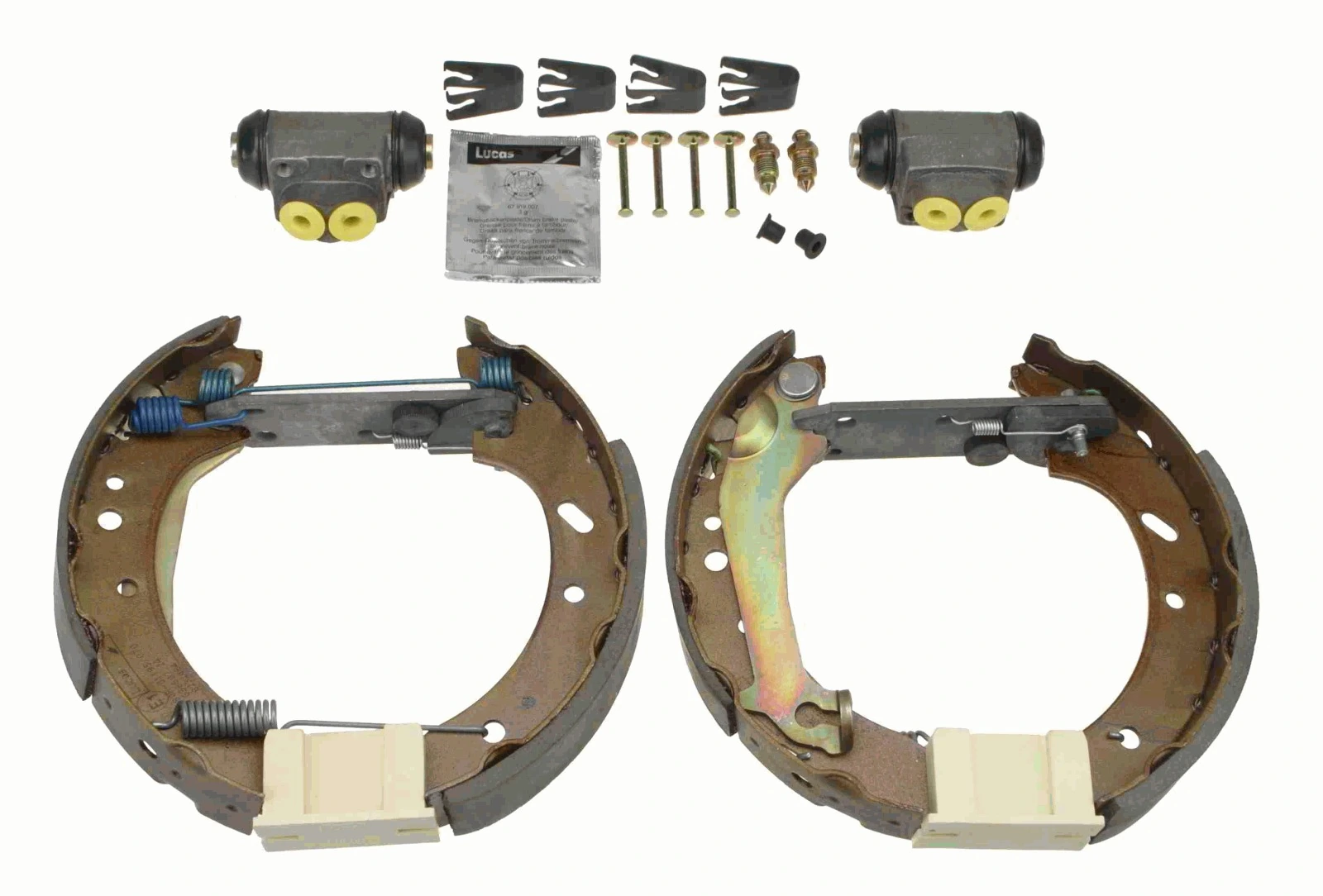  Sapatas do freio traseiras de tambor Ford Escort VI sedan (GAL) (1993 - 1995) VI