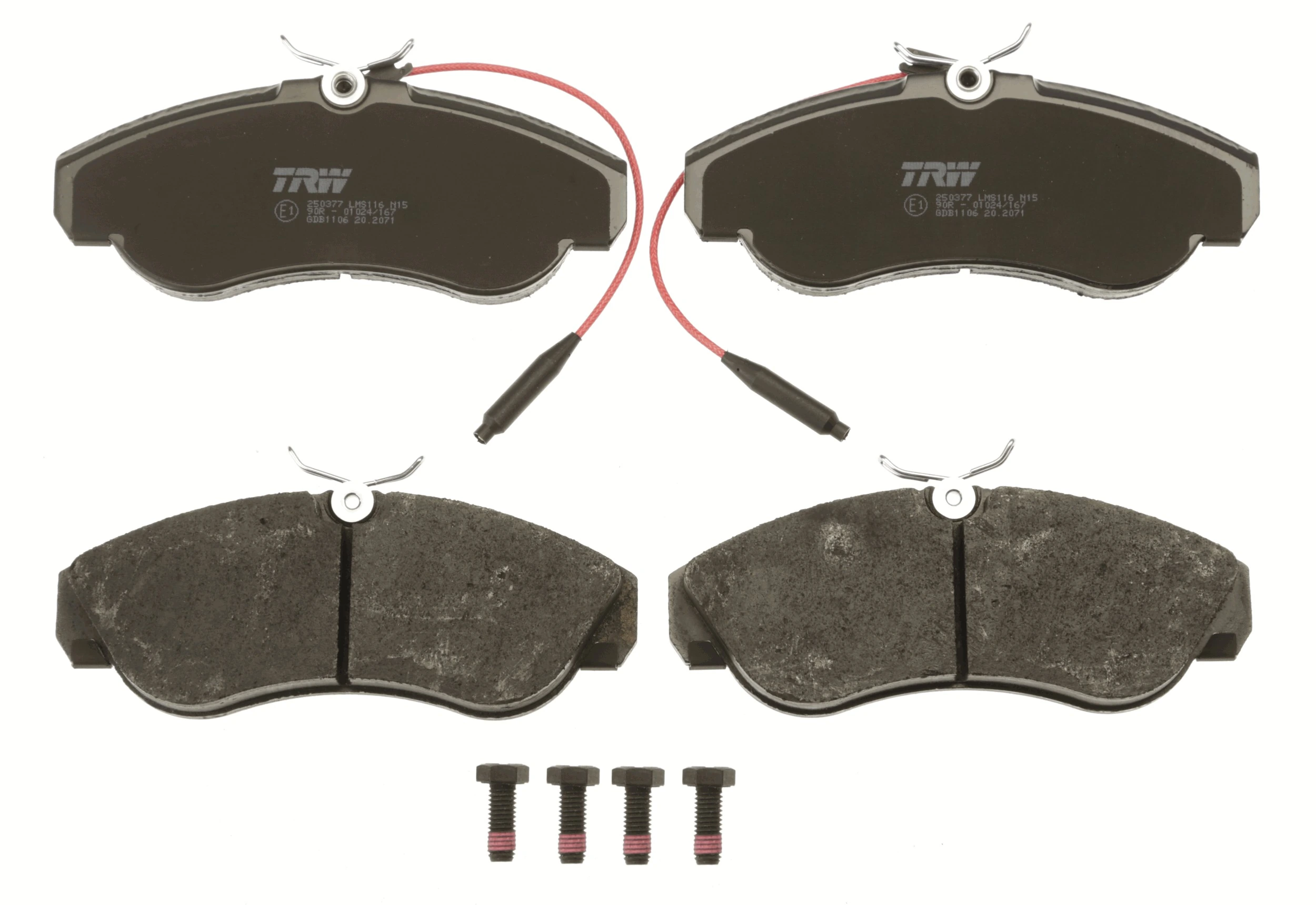DP23016 Brembo Sapatas do freio dianteiras de disco