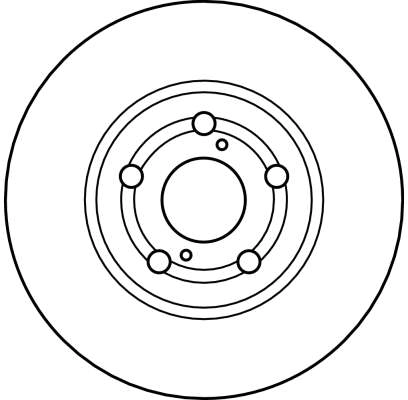  Disco do freio dianteiro Toyota Avensis I sedan (T22) (1997 - 2003) I