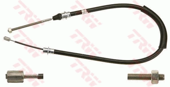 Cabo do freio de estacionamento traseiro esquerdo Peugeot 406 preço, a partir de 4,55 USD