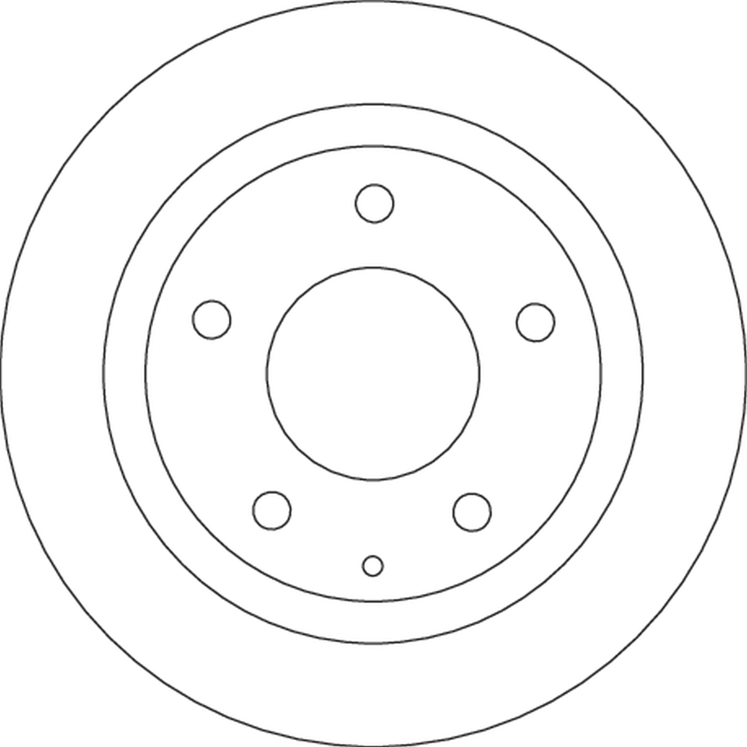 Disco do freio traseiro para Mazda 323 F V BA