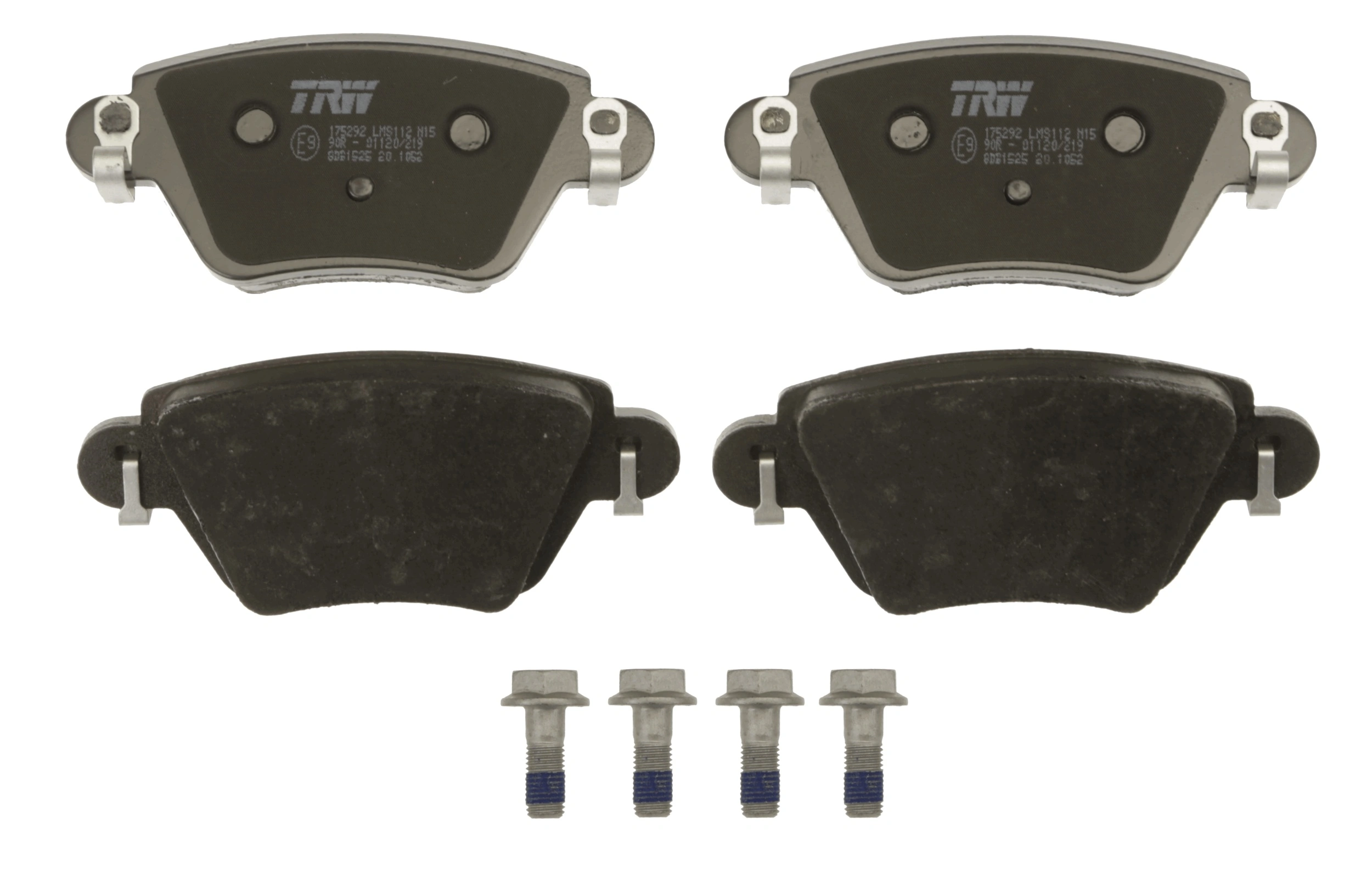 Compre 7701207187 Nissan/Infiniti Sapatas do freio traseiras de disco
