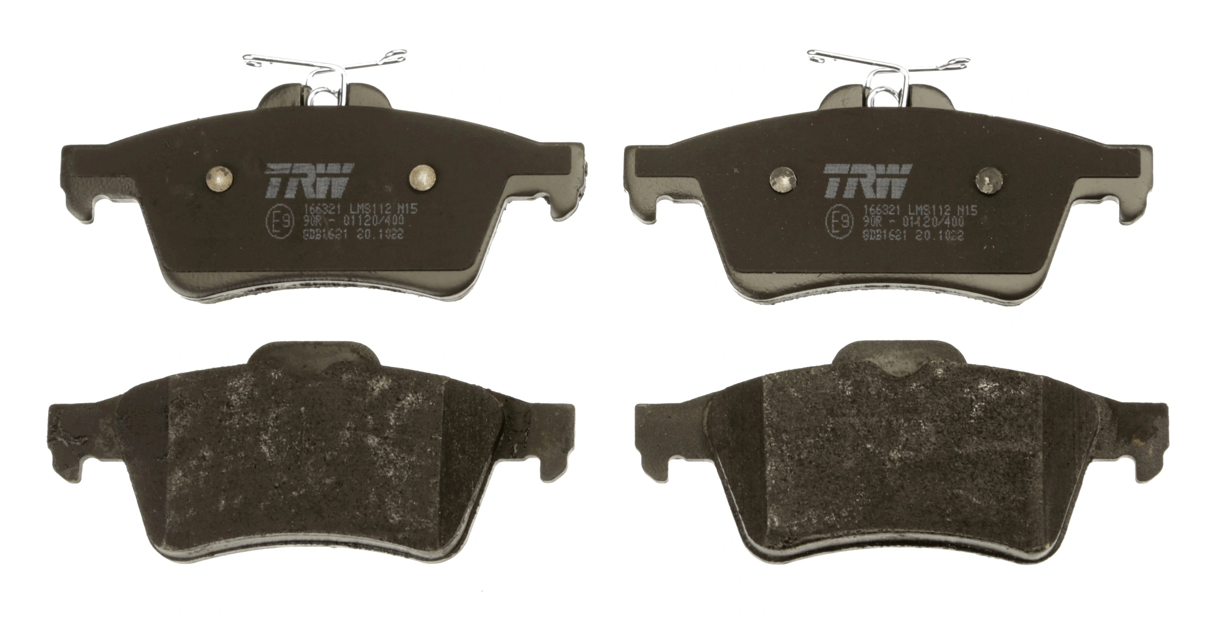 DP24024 Brembo Sapatas do freio traseiras de disco